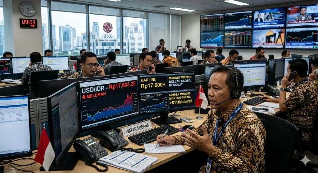 rupiah melemah