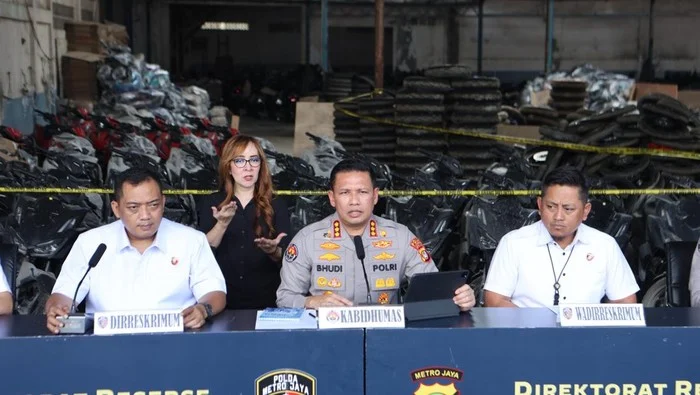 Jalur Gelap 1.494 Motor Curian: Dari Jaksel Menuju Afrika Motor curian
