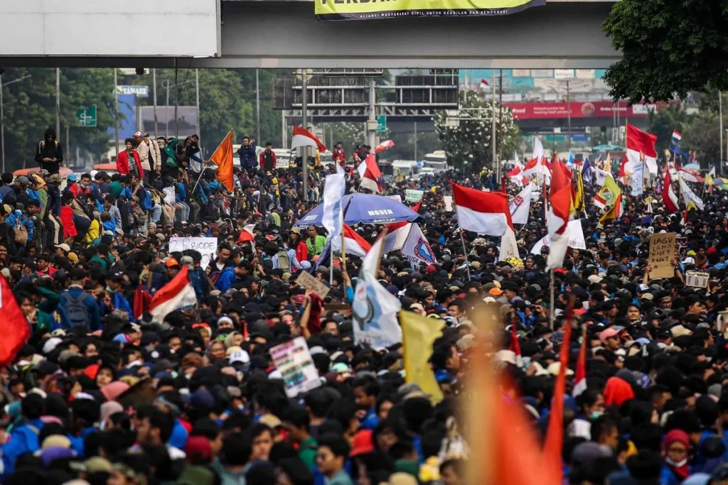 Jakarta Pusat Dikepung Empat Demo, 5.955 Personel Gabungan Disiagakan Demo Jakarta Pusat