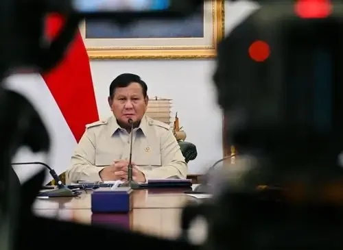 Prabowo Minta Mitigasi Bencana Tak Lagi Menunggu Kejadian Prabowo mitigasi bencana